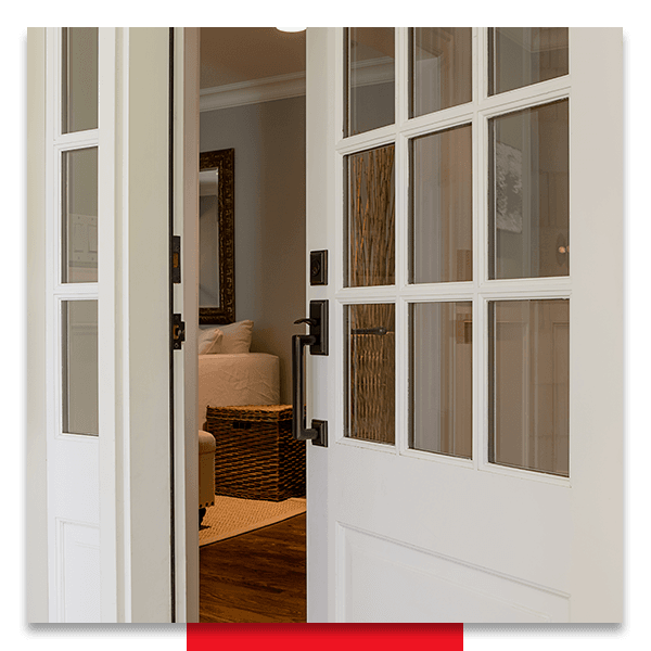 Image of an open door